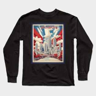 Atlanta Georgia United States of America Tourism Vintage Poster Long Sleeve T-Shirt